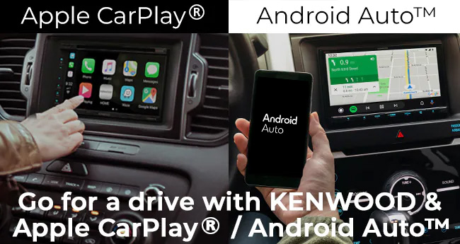 Go for a drive with KENWOOD & Apple CarPlay/Android Auto